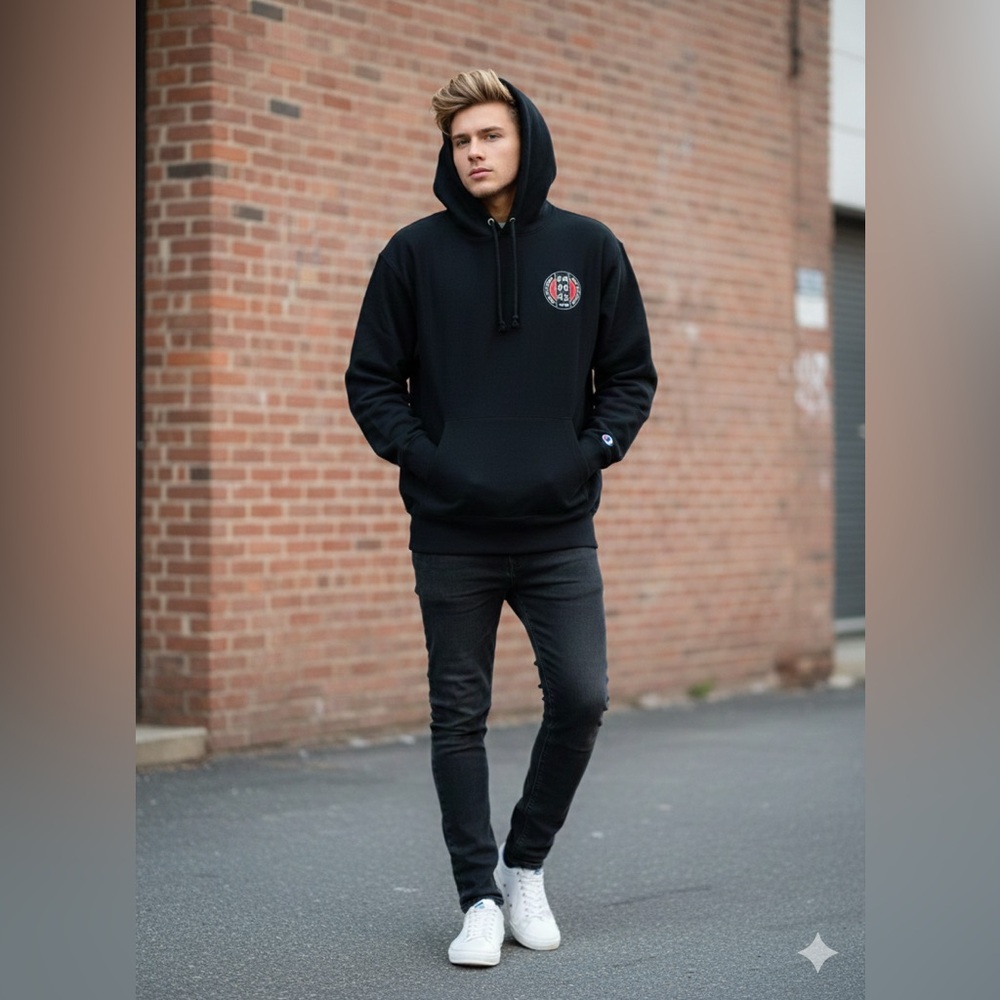 Black Frenchie Graphic Hoodie